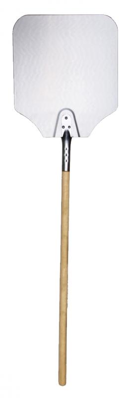 52-inch Aluminum Pizza Peel with Wooden Handle 1 52-inch Aluminum Pizza Peel with Wooden Handle